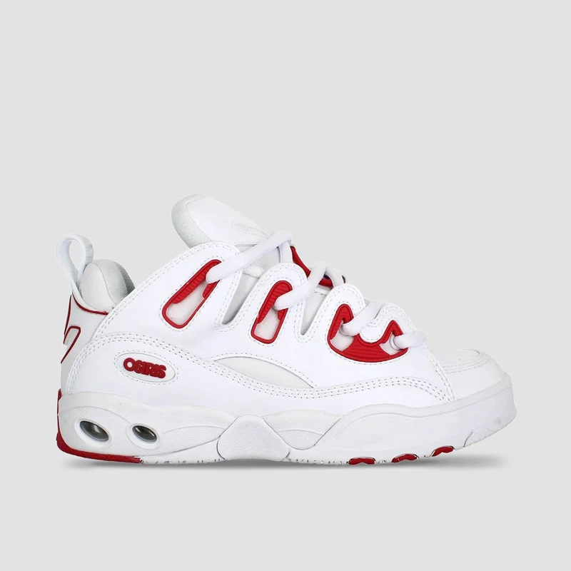 Osiris D3 E Shoes - White/Red/White 10uk / White/Red/White