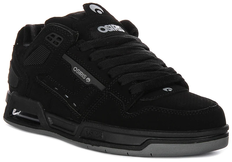 Osiris Peril In Black Grey For Men 6.5 UK - 40 EU - 7.5 US / Black Grey