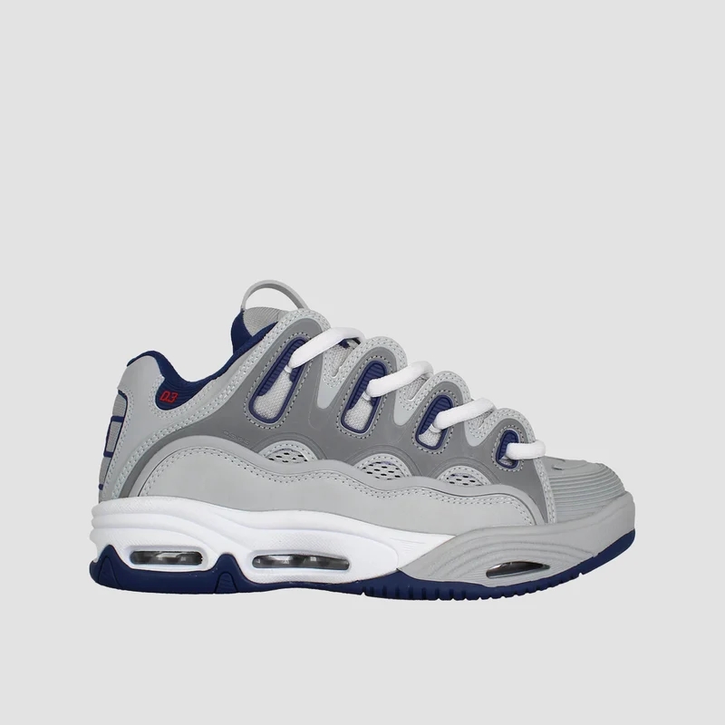 Osiris D3 2001 Shoes - Grey/Navy/White 12uk / Grey/Navy/White