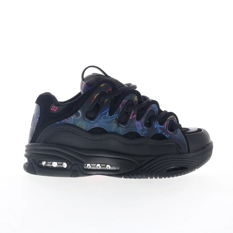 Osiris D3 2001 1141 2953 Mens Black Synthetic Skate Inspired Sneakers Shoes 10