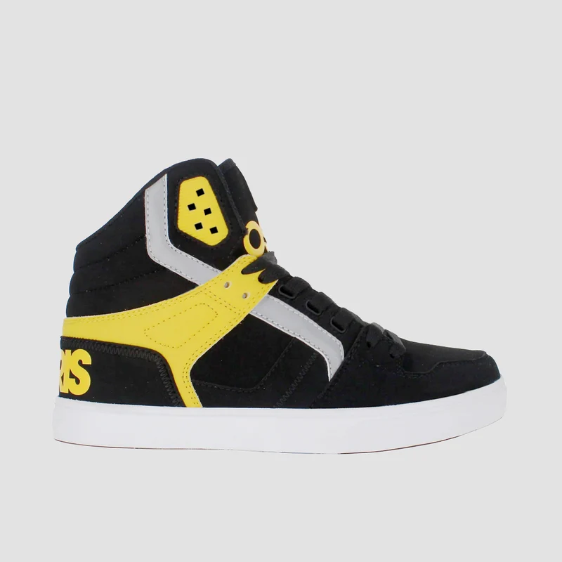 Osiris Clone High Top Shoes - Black/Yellow/White 11uk / Black/Yellow/White
