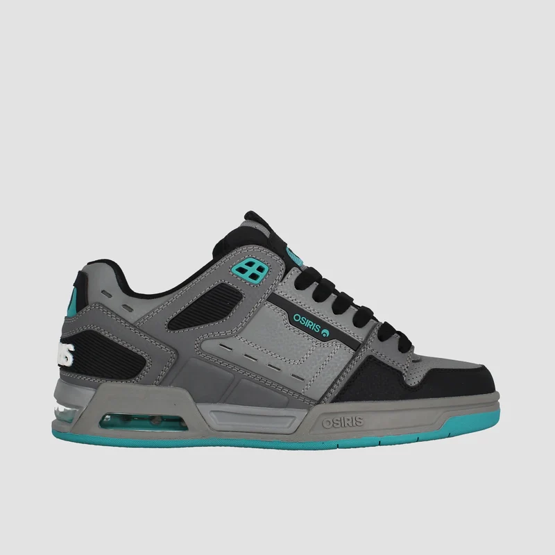 Osiris Peril Shoes - Black/Grey/Teal 9uk / Black/Grey/Teal