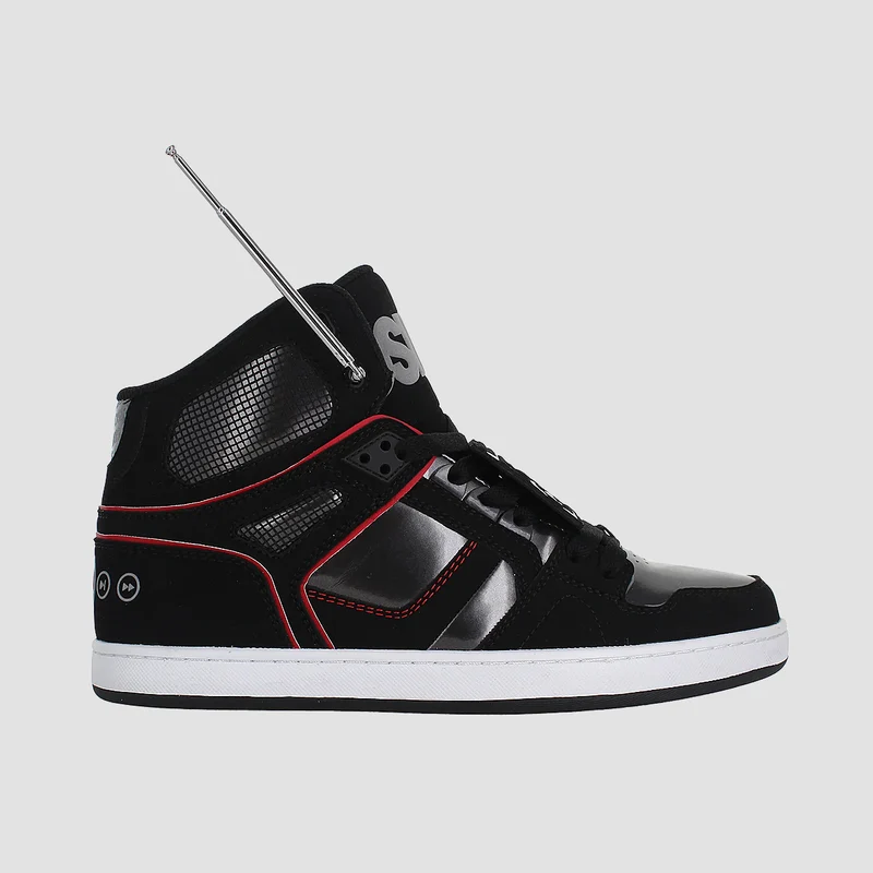 Osiris NYC 83 CLK High Top Shoes - Black/Red/Boombox 7.5uk / Black/Red/Boombox