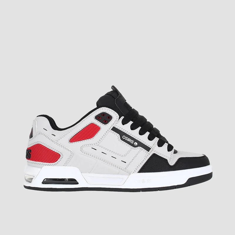 Osiris Peril Shoes - Grey/Black/Red 13uk / Grey/Black/Red