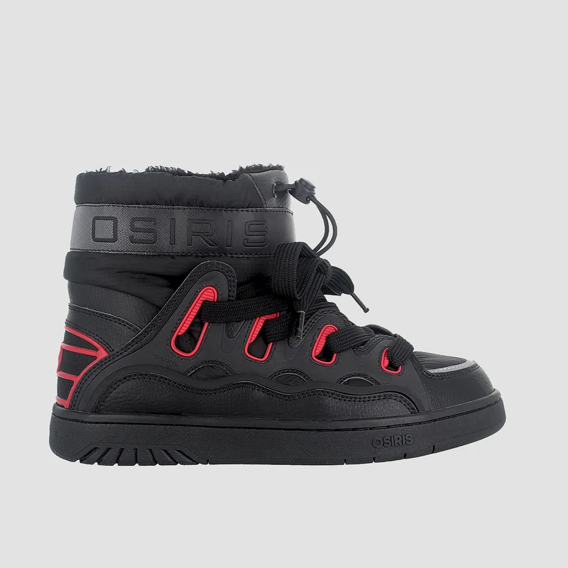 Osiris D3 M Mid/High Top Shoes - Black/Red 11uk / Black/Red