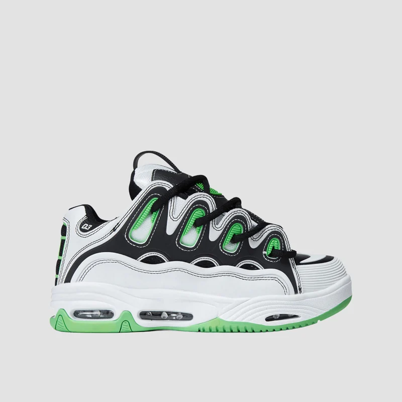 Osiris D3 2001 Shoes - White/Black/Green 10.5uk / White/Black/Green