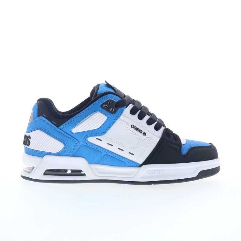 Osiris Peril 1308 138 Mens Blue Leather Skate Inspired Sneakers Shoes 5.5