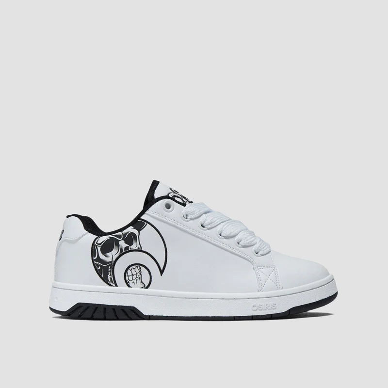 Osiris Troma ALT Shoes - White/Black/Skull 6uk / White/Black/Skull