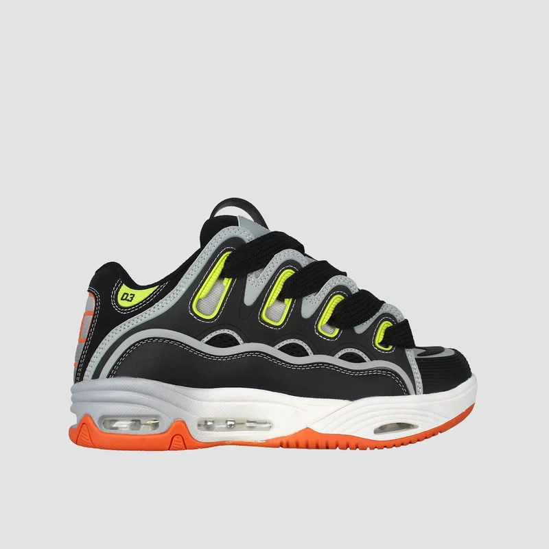 Osiris D3 2001 Shoes - Black/Grey/Orange 10.5uk