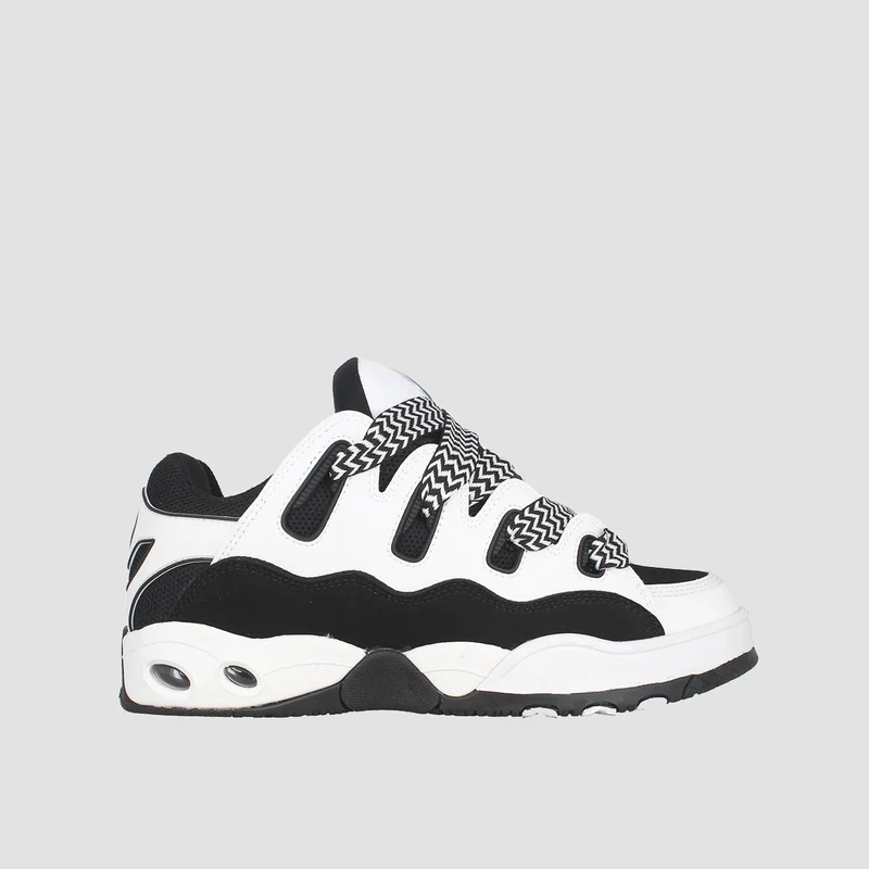Osiris D3 OG Shoes - Black/White/Zigzag 12uk