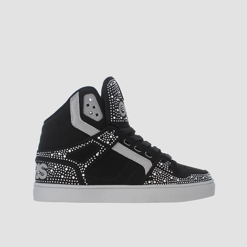Osiris Clone High Top Shoes - Black/Grey/Diamond 12uk