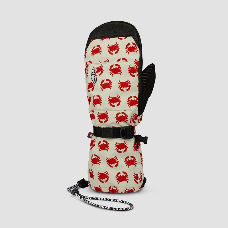 Crab Grab Cinch Snow Mittens Crabs X-Large / Crabs