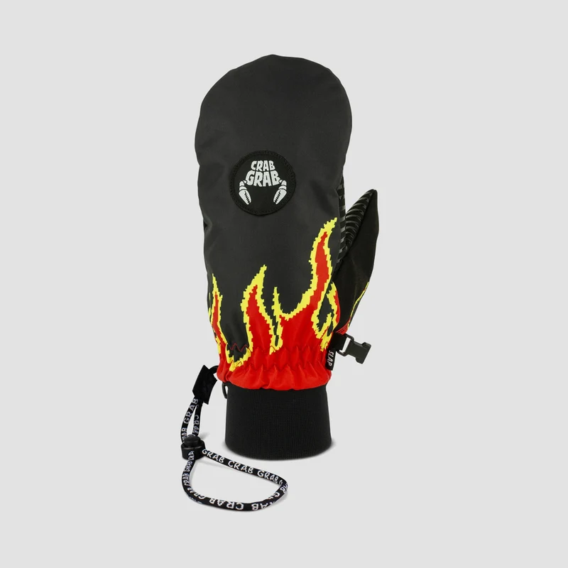 Crab Grab Slap Snow Mittens Flamethrower Large