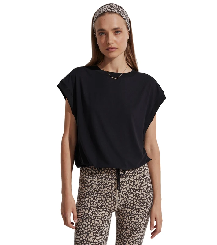Varley Ferndale Active Top Black / L