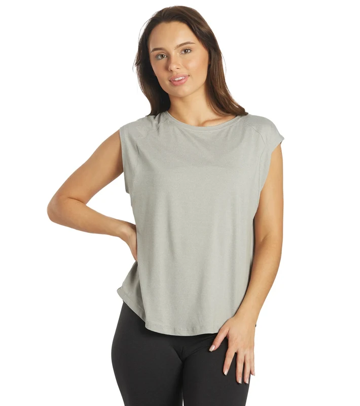Varley Rosario T-Shirt Grey Marl / L