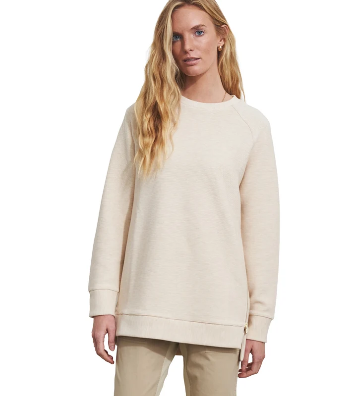 Varley Manning Sweatshirt Oatmeal Marl / M