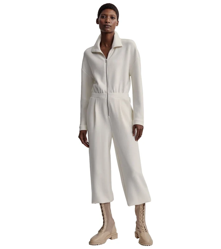 Varley Jessie Jumpsuit Egret / L