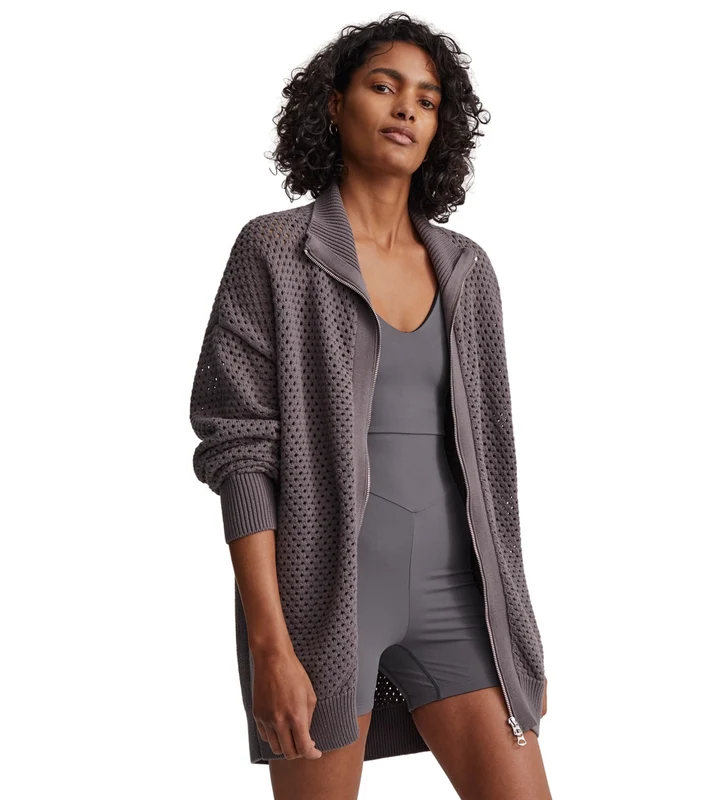 Varley Cassady Knit Jacket Deep Charcoal / S