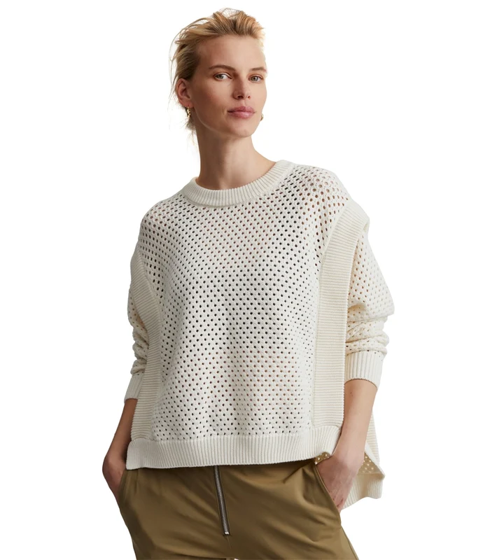Varley Arabella Knit Whisper White / M
