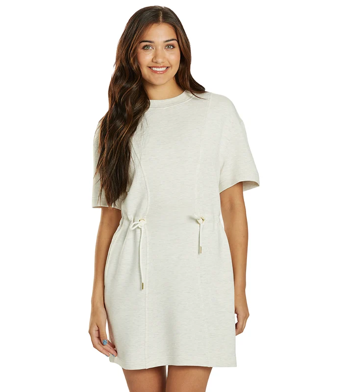 Varley Maple Dress Ivory Marl / L