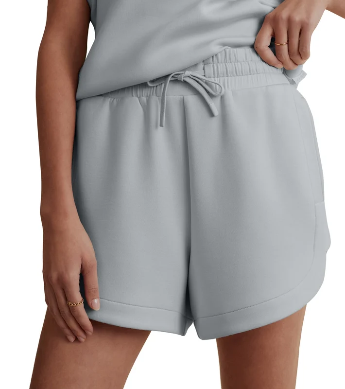 Varley Keely High Rise Short 4 Pearl Blue / XS
