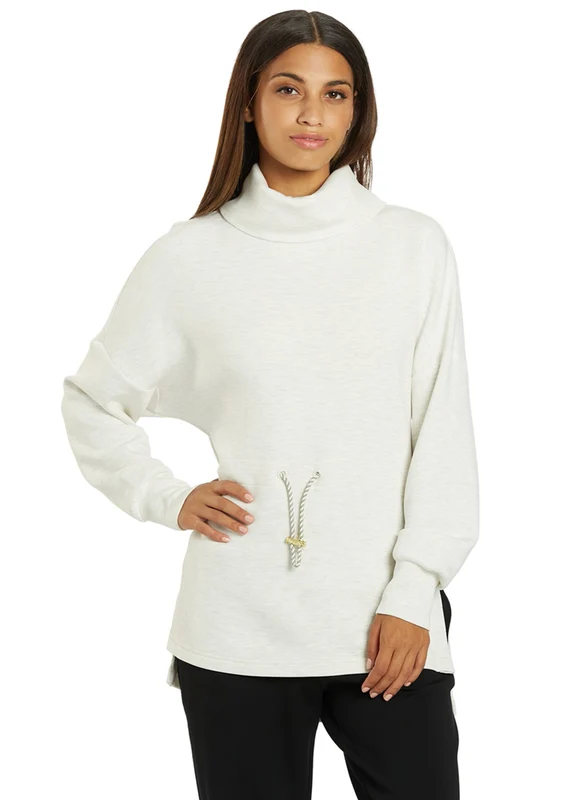 Varley Freya Sweat Ivory Marl / S