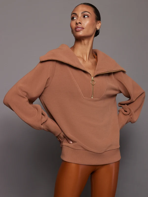 Vine Half Zip - Rawhide M / Rawhide