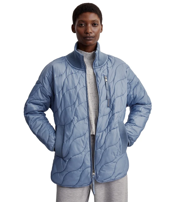 Varley Danea Quilt Jacket Dusty Blue / S