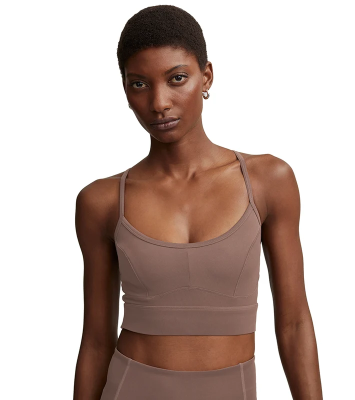 Varley Let's Move Irena Bra Cocoa Brown / XS