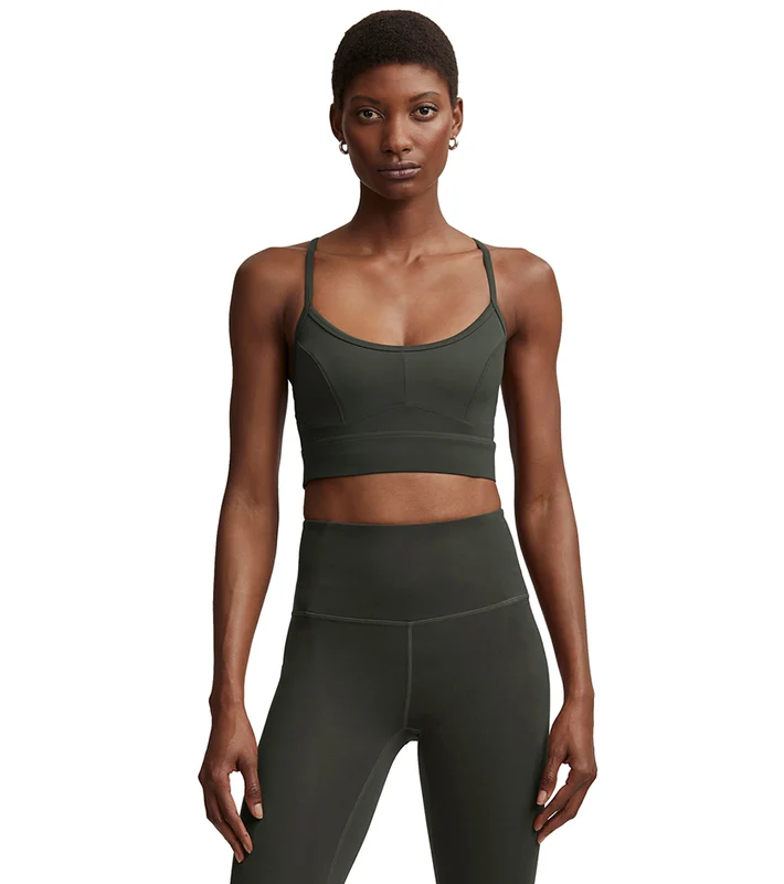 Varley Always Irena Bra Darkest Spruce / L