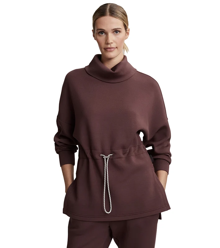 Varley Freya Sweat Deep Mahogany / XS