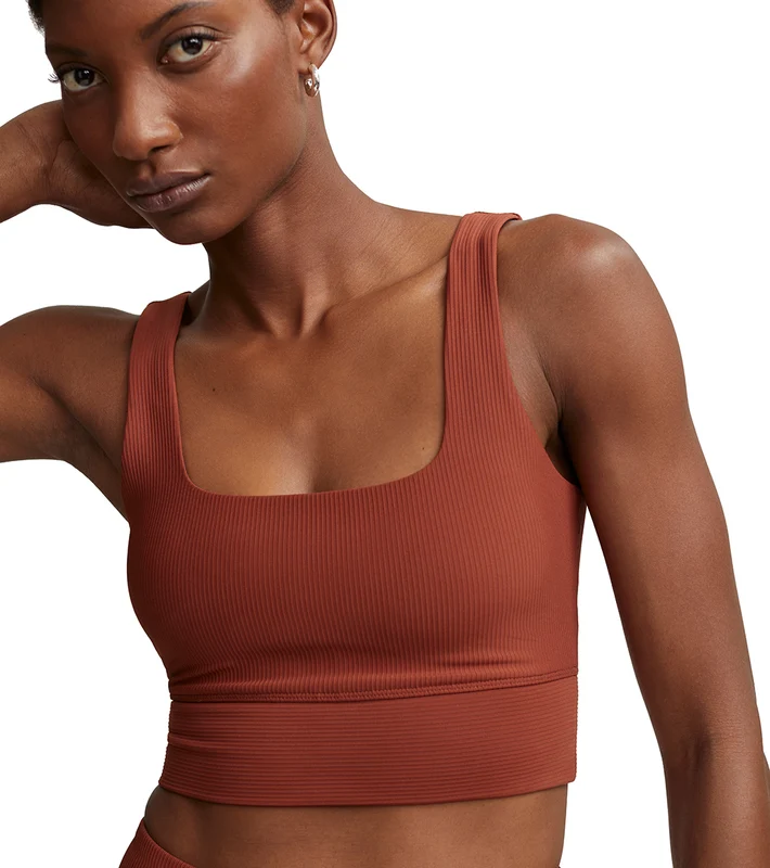 Varley Let's Move Rib Ryan Bra Smoked Paprika / S