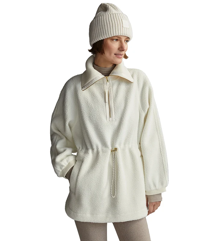 Varley Parnel Half Zip Fleece Egret / M