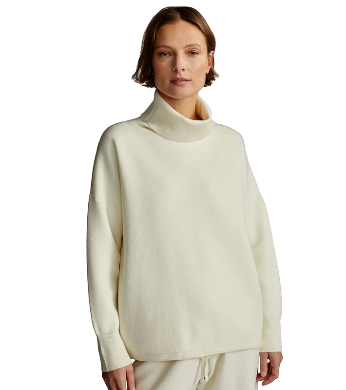 Varley Cavendish Rollneck Knit Egret / S