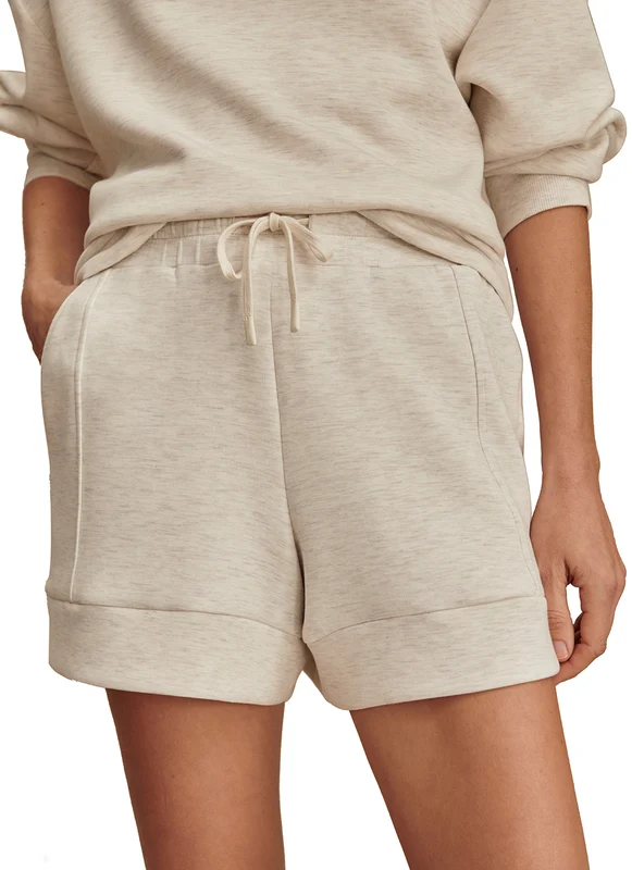 Varley Atrium High Rise 4.5 Short Ivory Marl / L