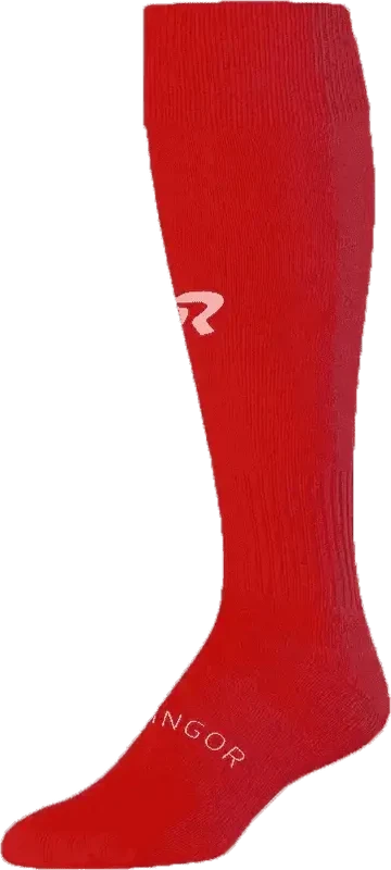 RIP-IT Diamond Fit Women's Softball Socks - Red Red / Intermediate