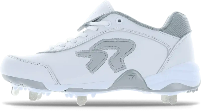 RIP-IT Ringor Dynasty 2.0 Women's Metal Softball Cleats - White White / 10.5