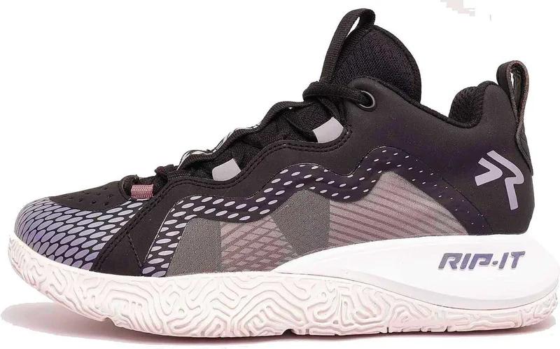 RIT-IT Women's Future Court Volleyball Shoes - White Black White Black / 10