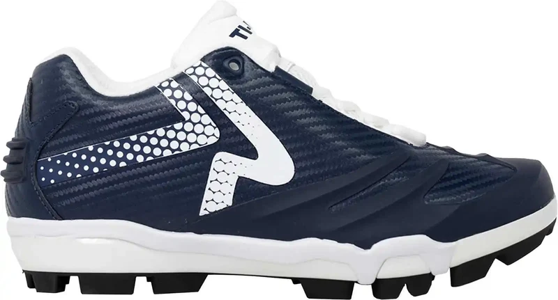 RIP-IT Ringor Pro SwiftStep Women's TPU Softball Cleats - Navy Blue-Navy White / 11