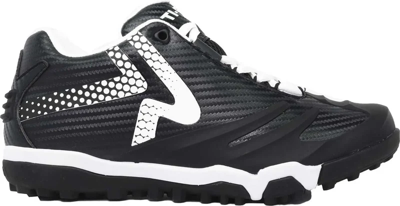 RIP-IT Ringor Pro SwiftStep Women's Turf Softball Shoes - Black Black White / 10.5