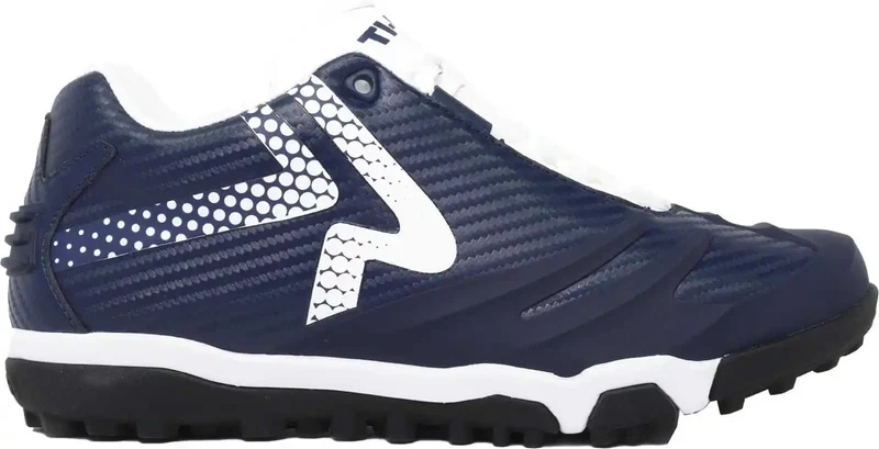 RIP-IT Ringor Pro SwiftStep Women's Turf Softball Shoes - Navy Blue-Navy White / 7.5