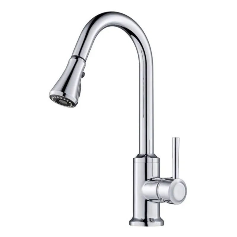 Woodbridge Kitchen Faucet Single Handle Pull-Down Stainless Steel - Chrome