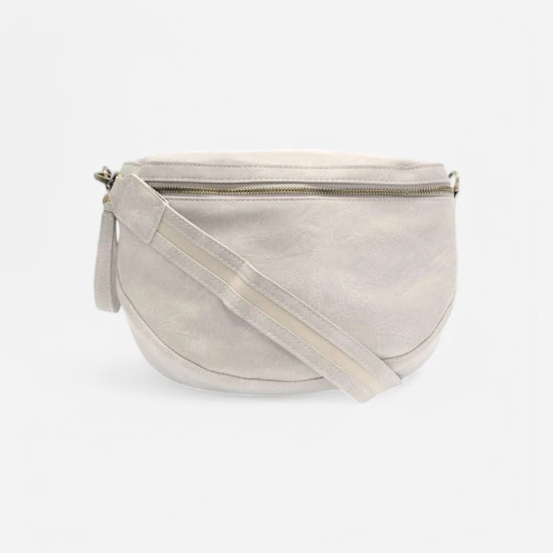 Laura Contrast Strap Sling/Belt Bag Linen