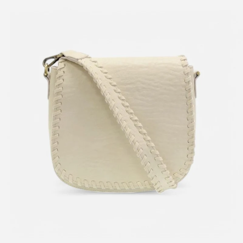 Annie Whipstitch Convertible Crossbody Cream