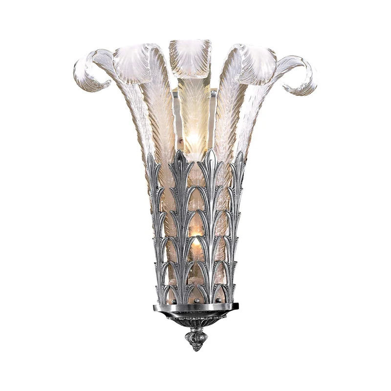 Metropolitan N950386 Wall Light Platinum