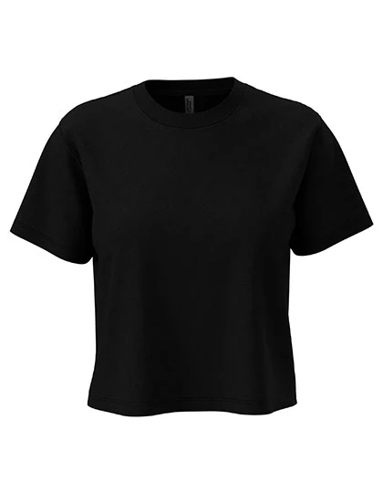 Women´s Heavyweight Boxy T-Shirt Black / L