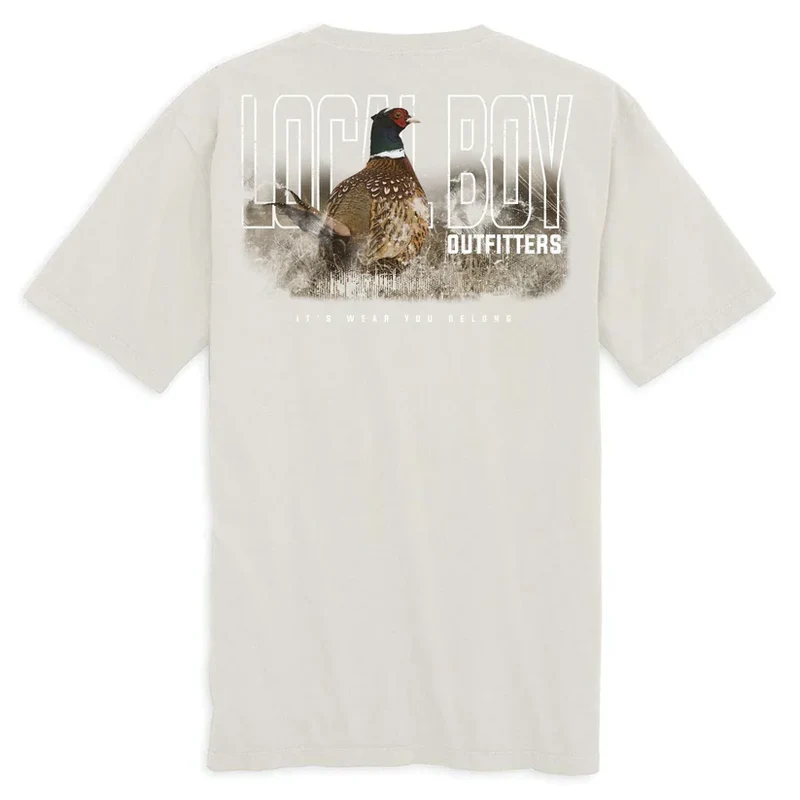 Local Boy Men's Upland Chase Short Sleeve Tee SILVER / LARG