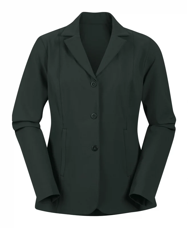 Kerrits Ladies Stretch Competitor Show Coat - 3 Snap Hunter Green / 1X-Large