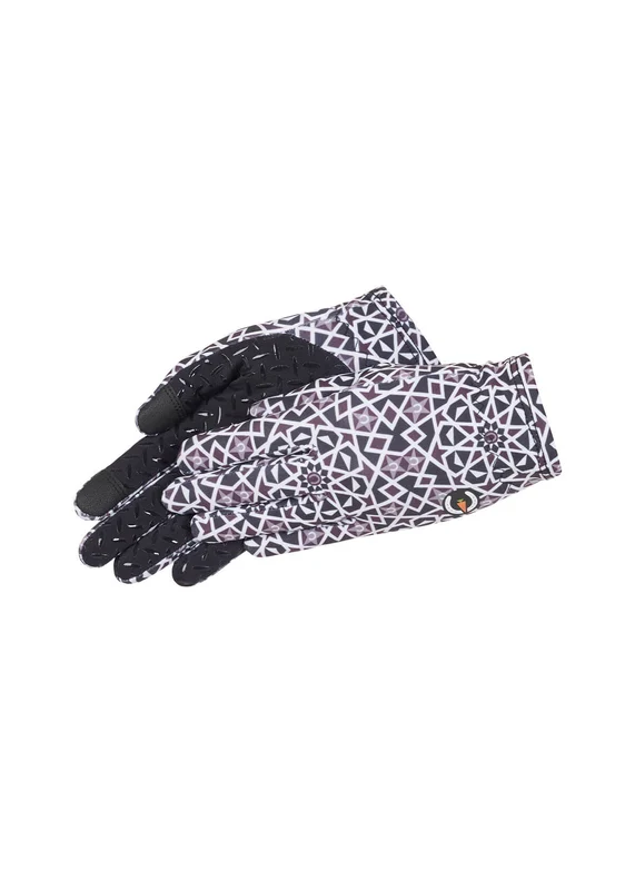 Kids Thermo Tech Riding Gloves - Print Black Starlight / X-LARGE