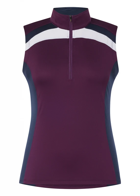 Kerrits Ladies Top Rail Coolcore Sleeveless Riding Shirt Wildrose / 2X-Large